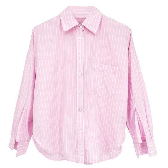 ZADIG & VOLTAIRE Tamara Pop Raye Striped Shirt XS - Picture 1 of 10